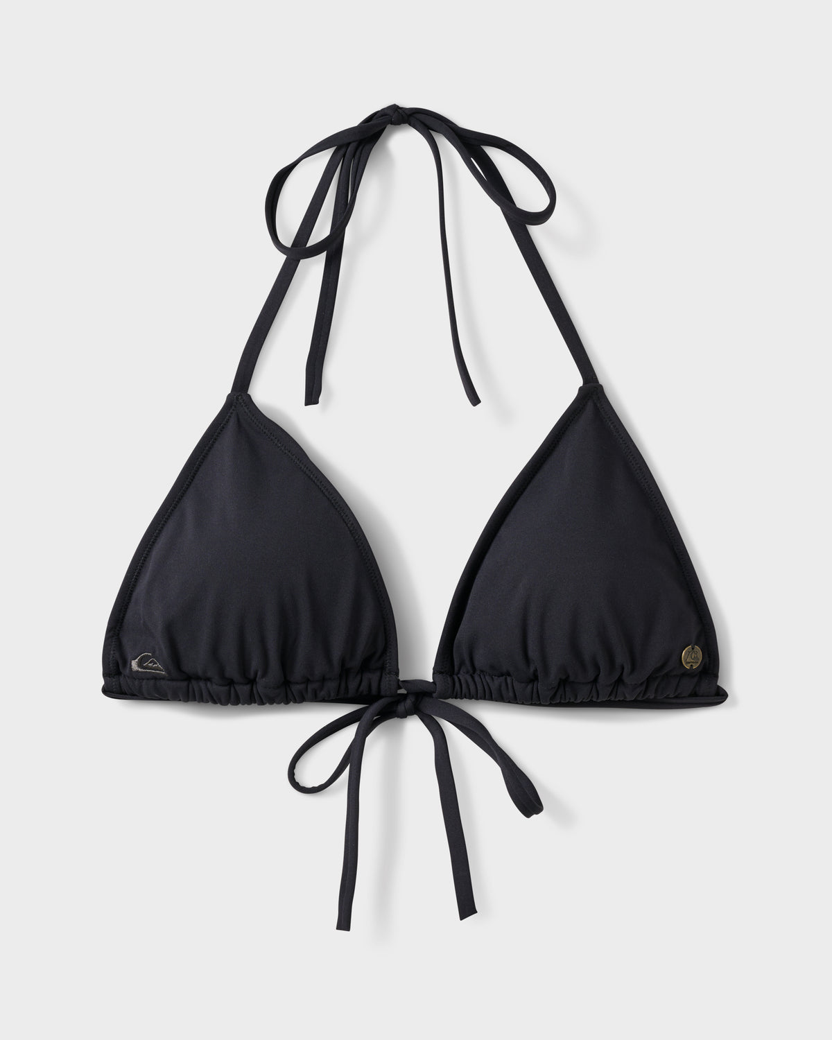 Donna Solid Slide Triangle Bikini Top