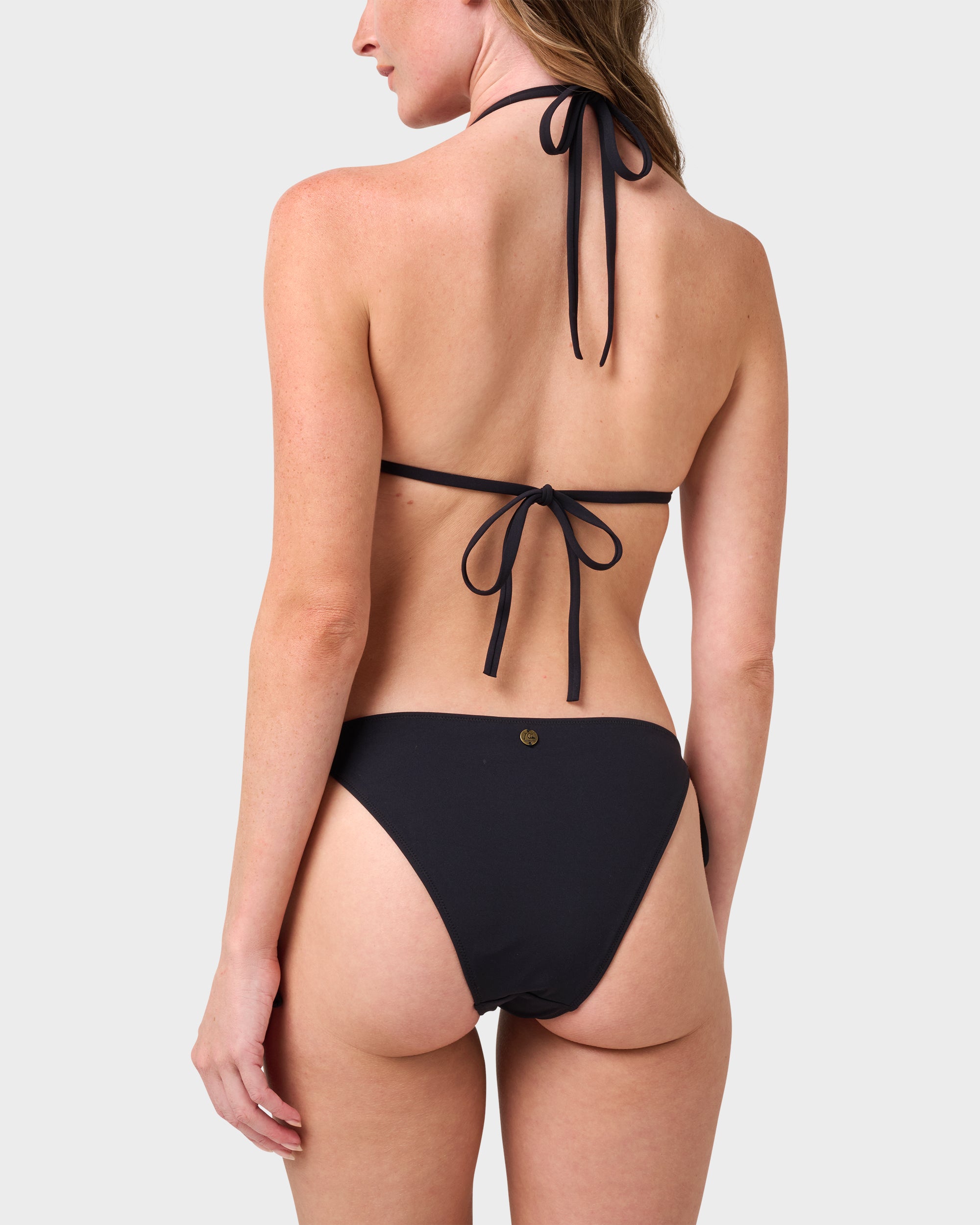 Donna Solid Slide Triangle Bikini Top – Quiksilver