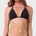 Donna Solid Slide Triangle Bikini Top