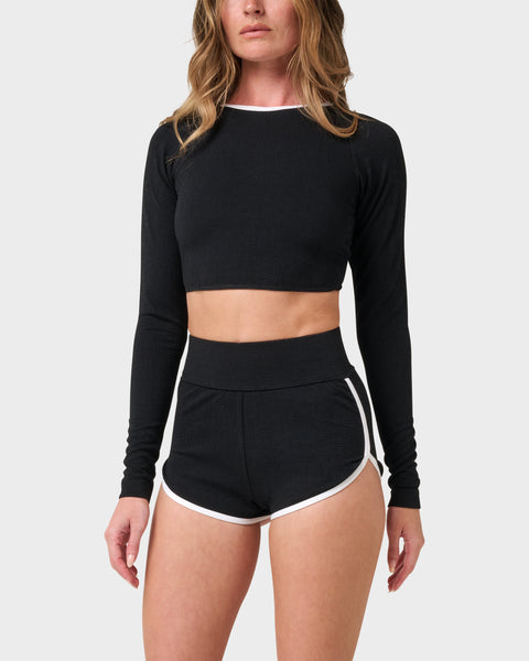 Long Sleeve Pipeline Spotted Surf Top - Long Sleeve Pipeline