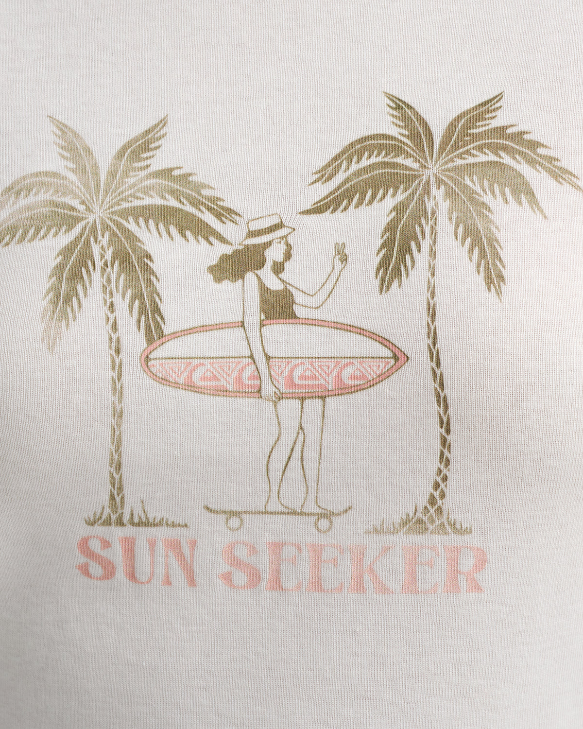 S/S Sun Seeker Crop Baby Tee