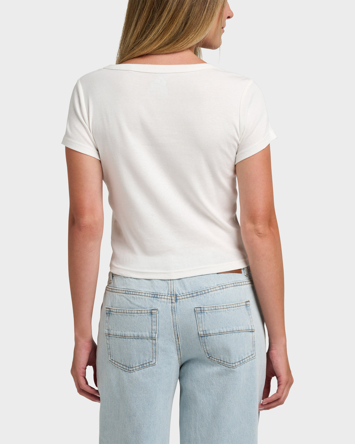 S/S Sun Seeker Crop Baby Tee