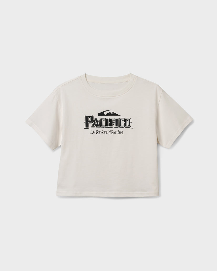 Quiksilver X Pacifico Cropped Boyfriend T-Shirt