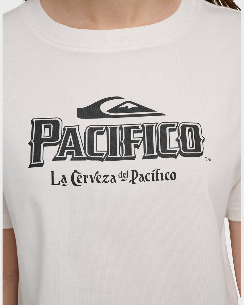Quiksilver X Pacifico Cropped Boyfriend T-Shirt