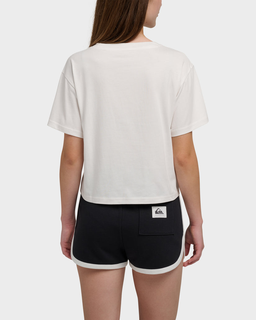 Quiksilver X Pacifico Cropped Boyfriend T-Shirt