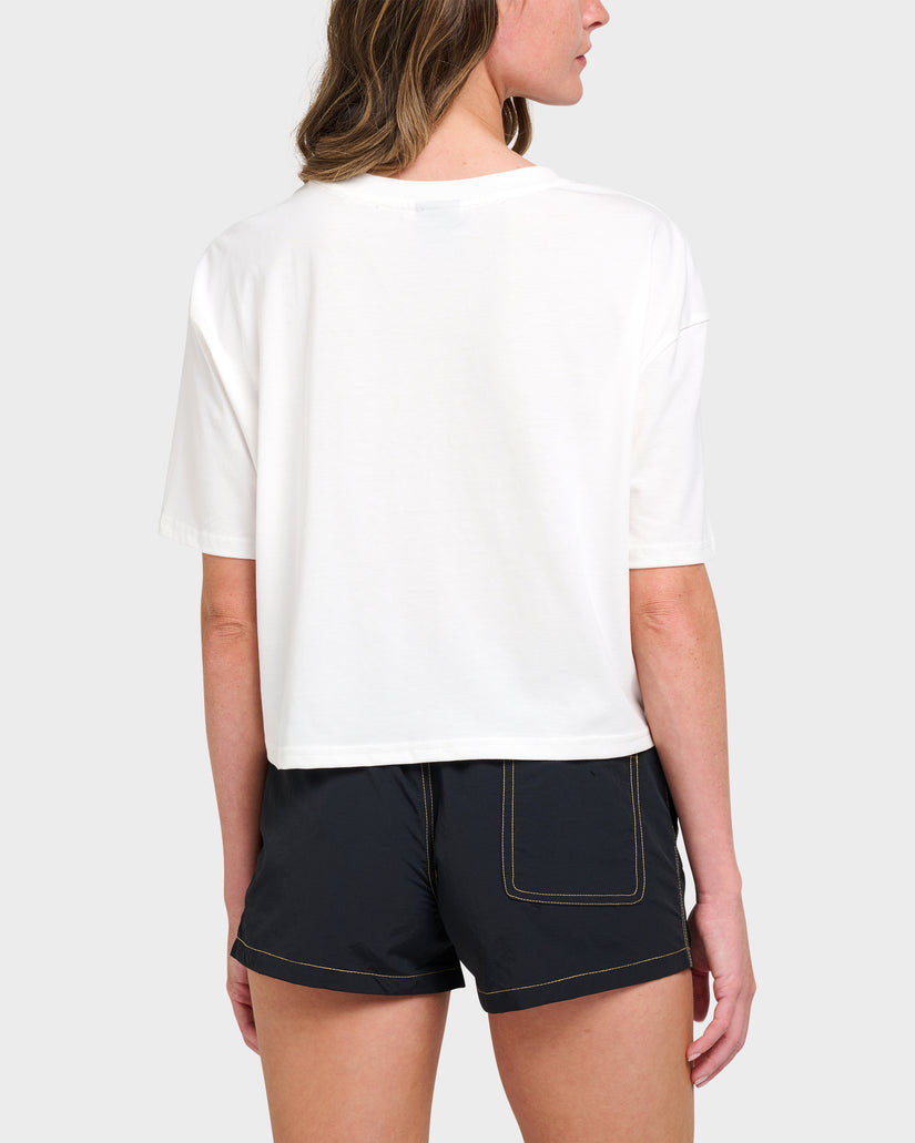 Quiksilver X Pacifico Cropped Boyfriend T-Shirt