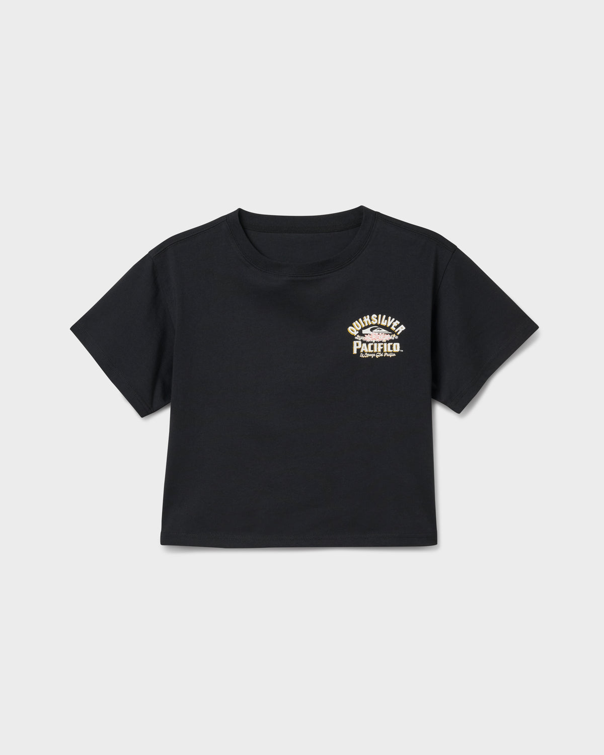 Quiksilver X Pacifico Sign Lock Cropped Boyfriend T-Shirt