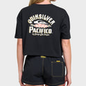 Quiksilver X Pacifico Sign Lock Cropped Boyfriend T-Shirt