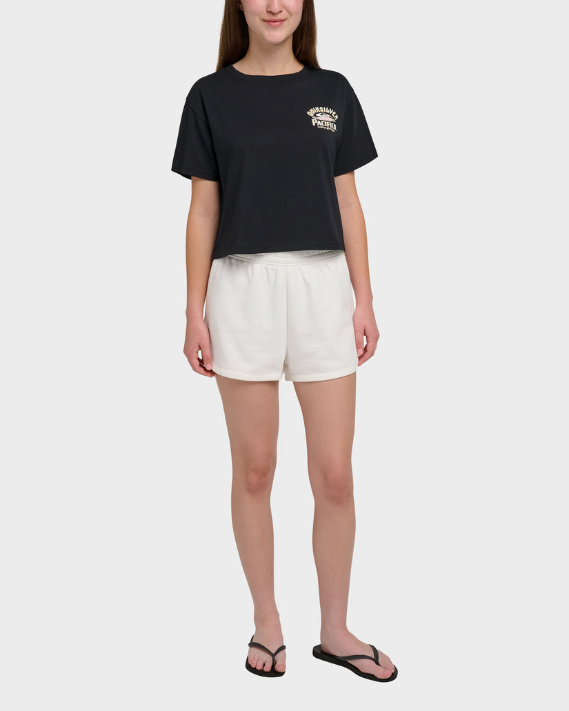 Quiksilver X Pacifico Sign Lock Cropped Boyfriend T-Shirt