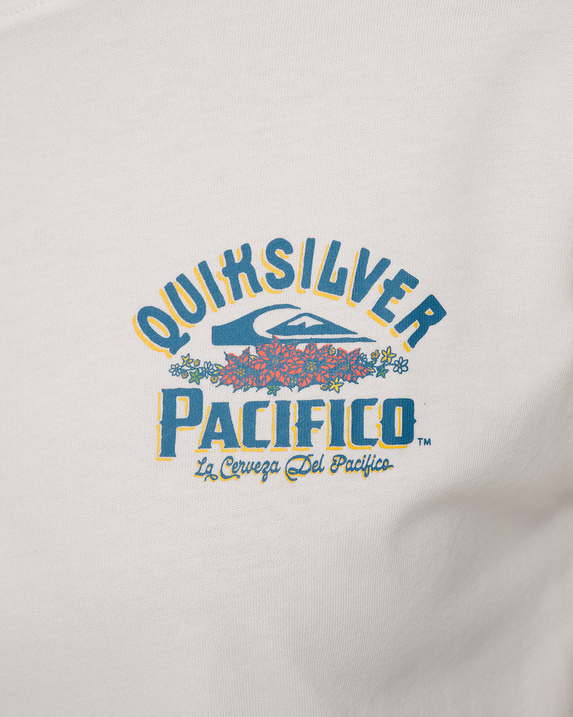 Quiksilver X Pacifico Sign Lock Cropped Boyfriend T-Shirt