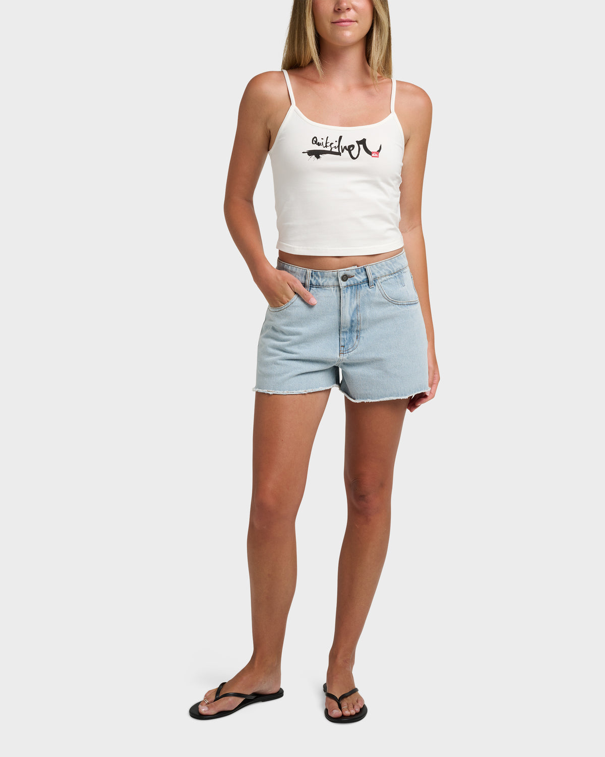Quiksilver Script Cami Tank Top