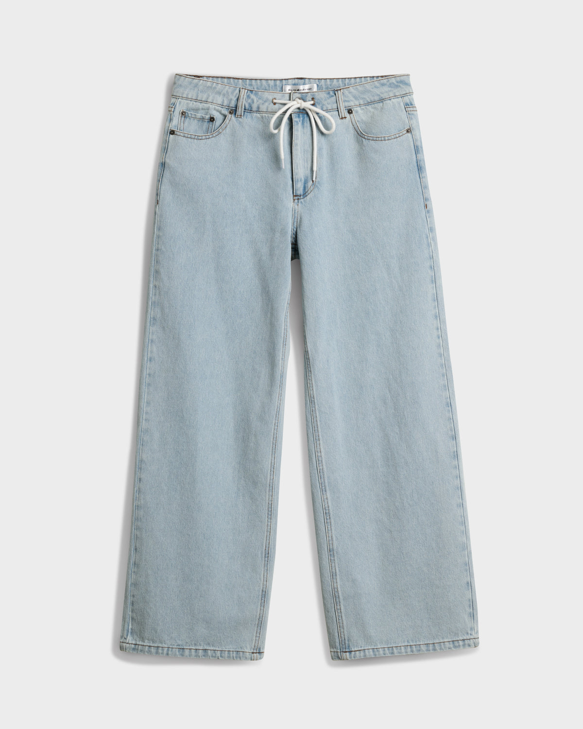 Bree Low Slung Drawstring Baggy Jeans