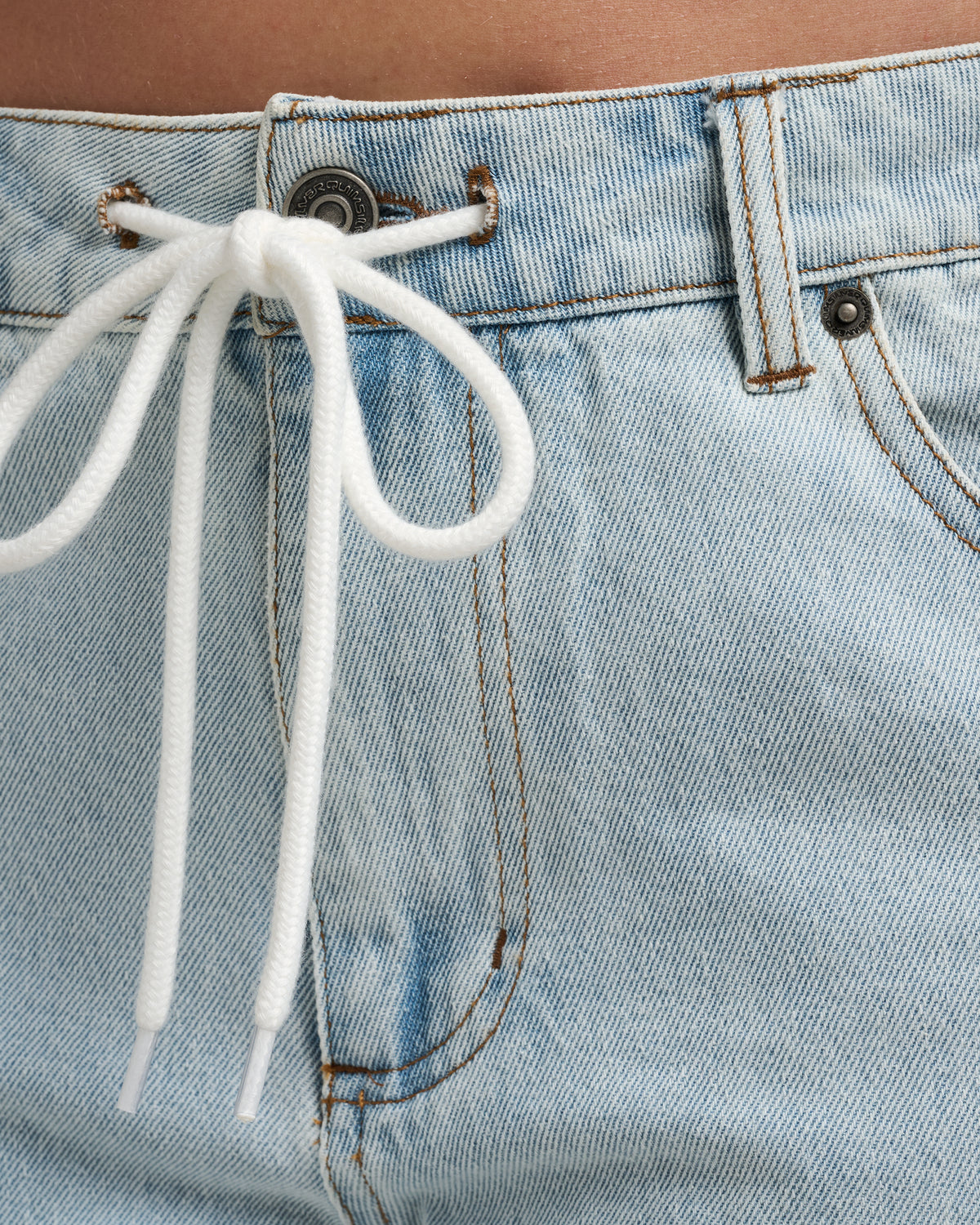 Bree Low Slung Drawstring Baggy Jeans