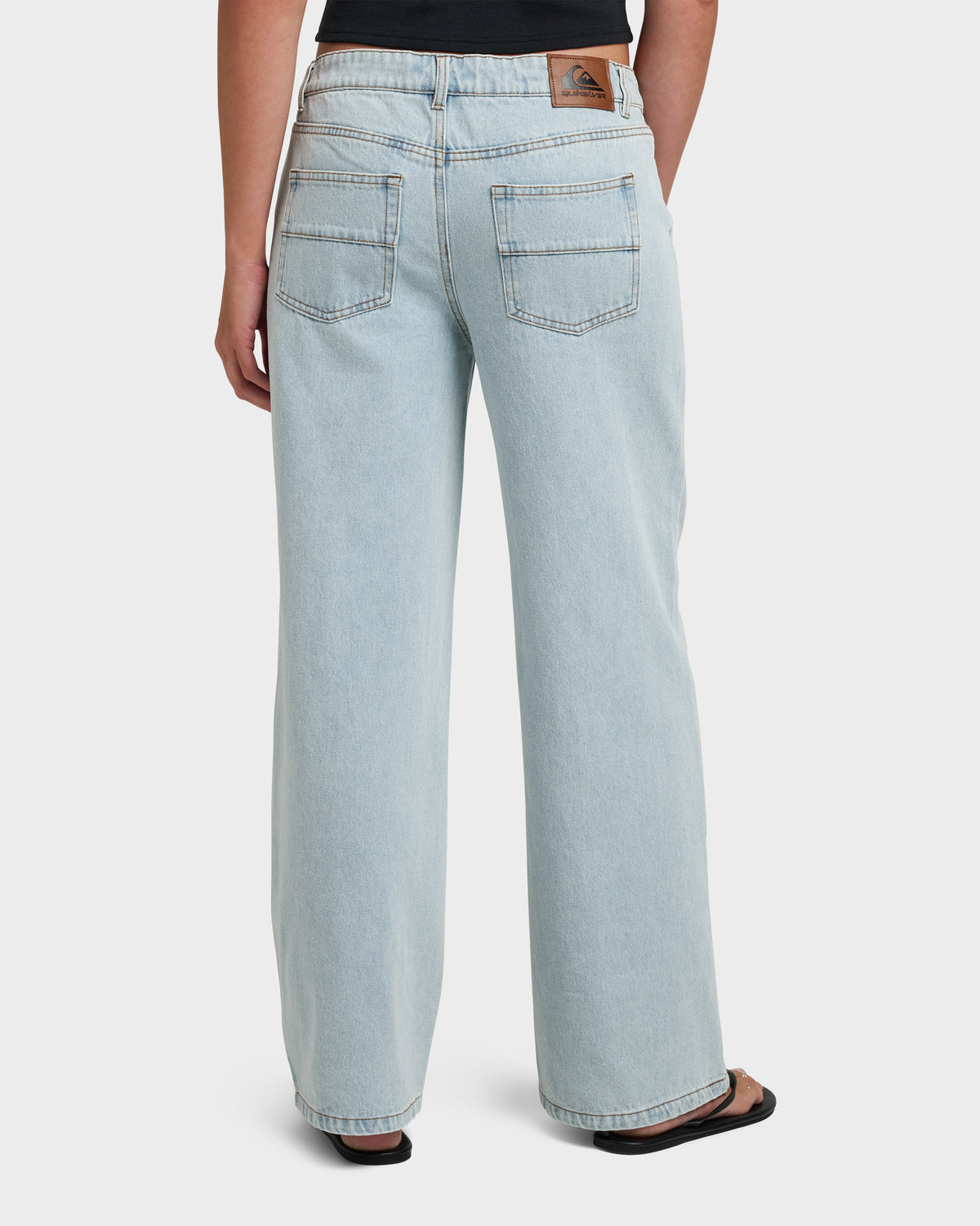 Bree Low Slung Drawstring Baggy Jeans