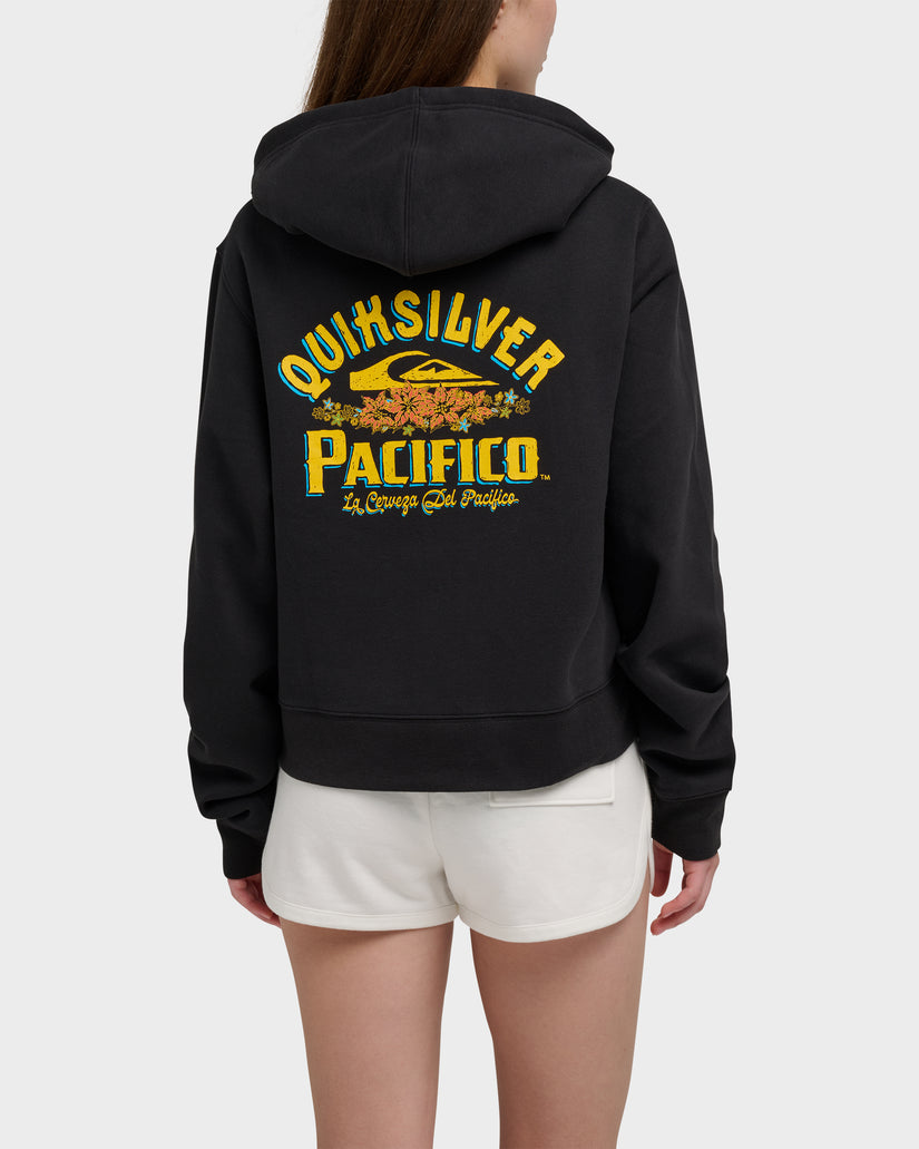 Quiksilver X Pacifico Signage Lockup Runaway Zip Hoodie