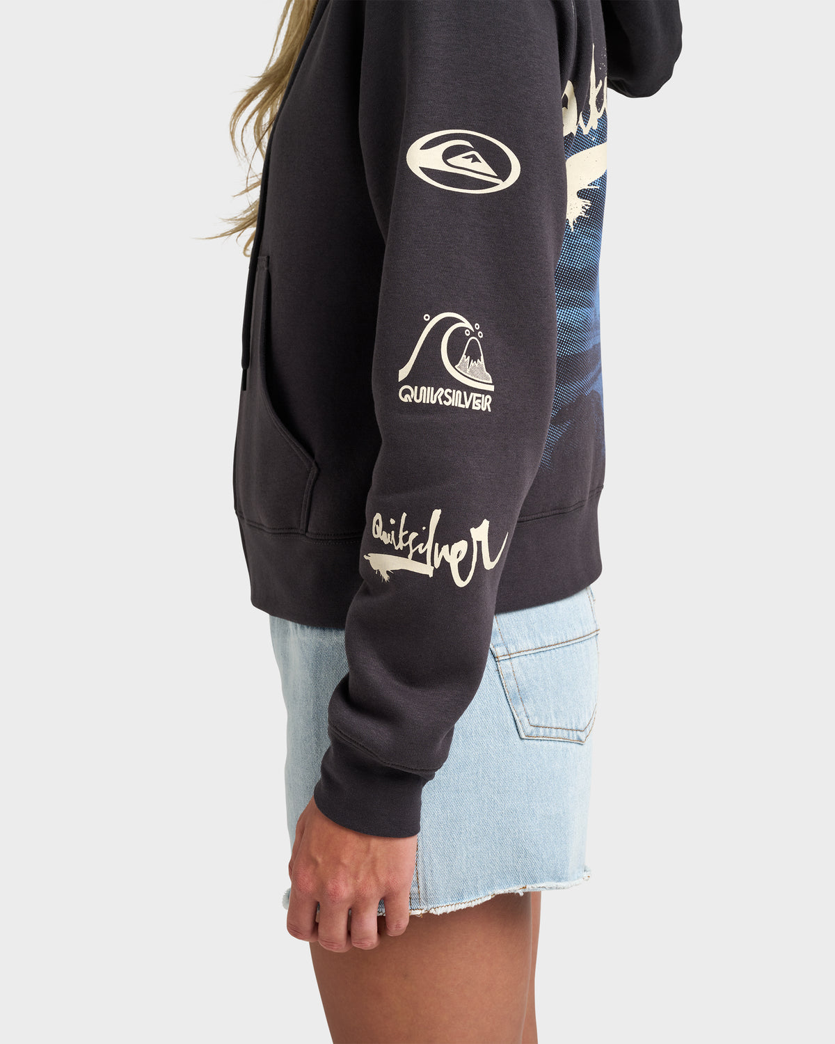 Multi Icon Hooded Sweatshirt