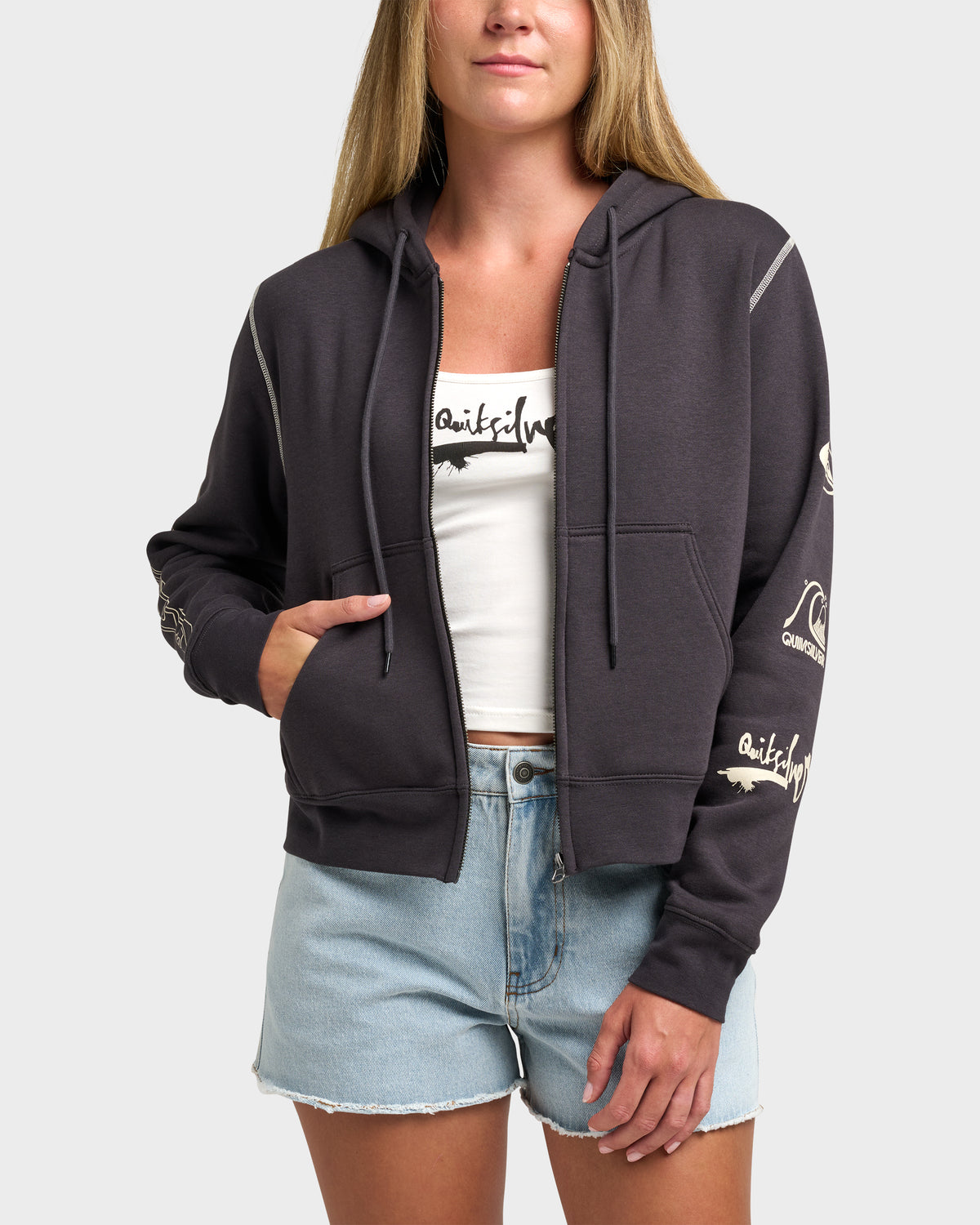 Multi Icon Hooded Sweatshirt