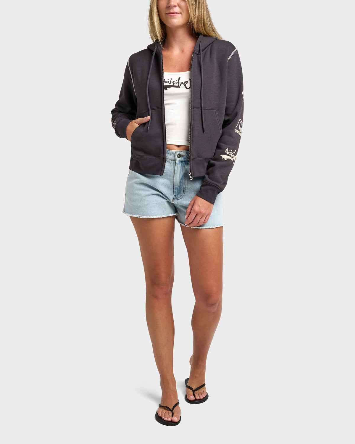 Multi Icon Hooded Sweatshirt