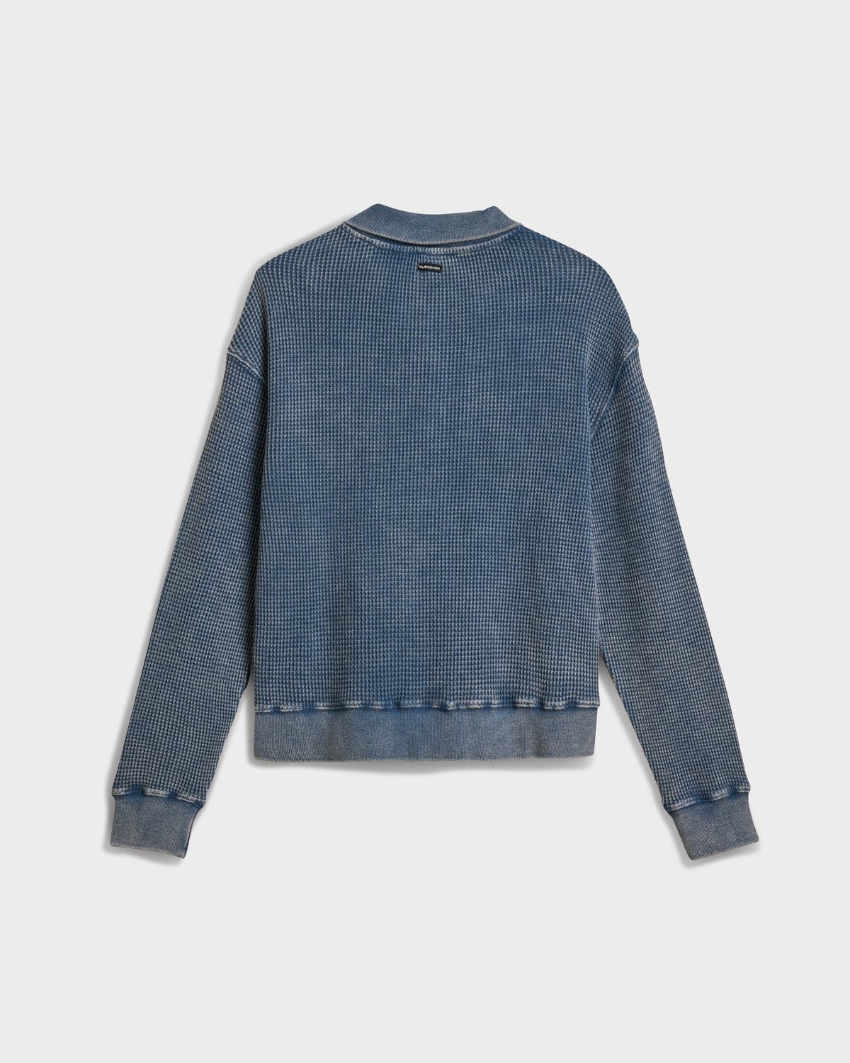 Moonlit Crest Waffle Knit Pullover