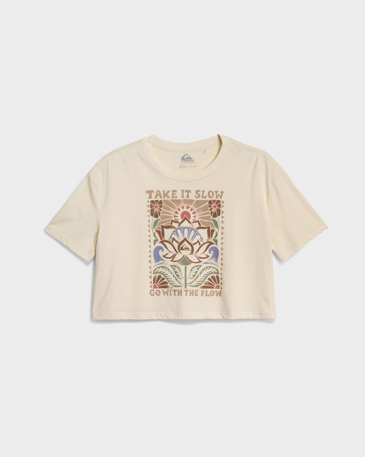 S/S Take It Slow Crop Boyfriend T-Shirt