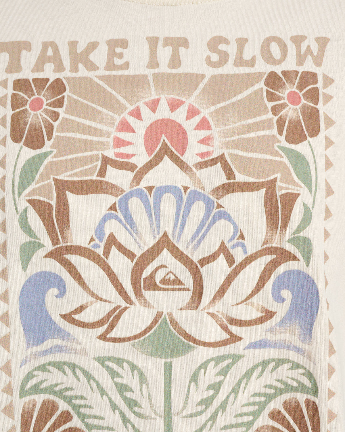 S/S Take It Slow Crop Boyfriend T-Shirt