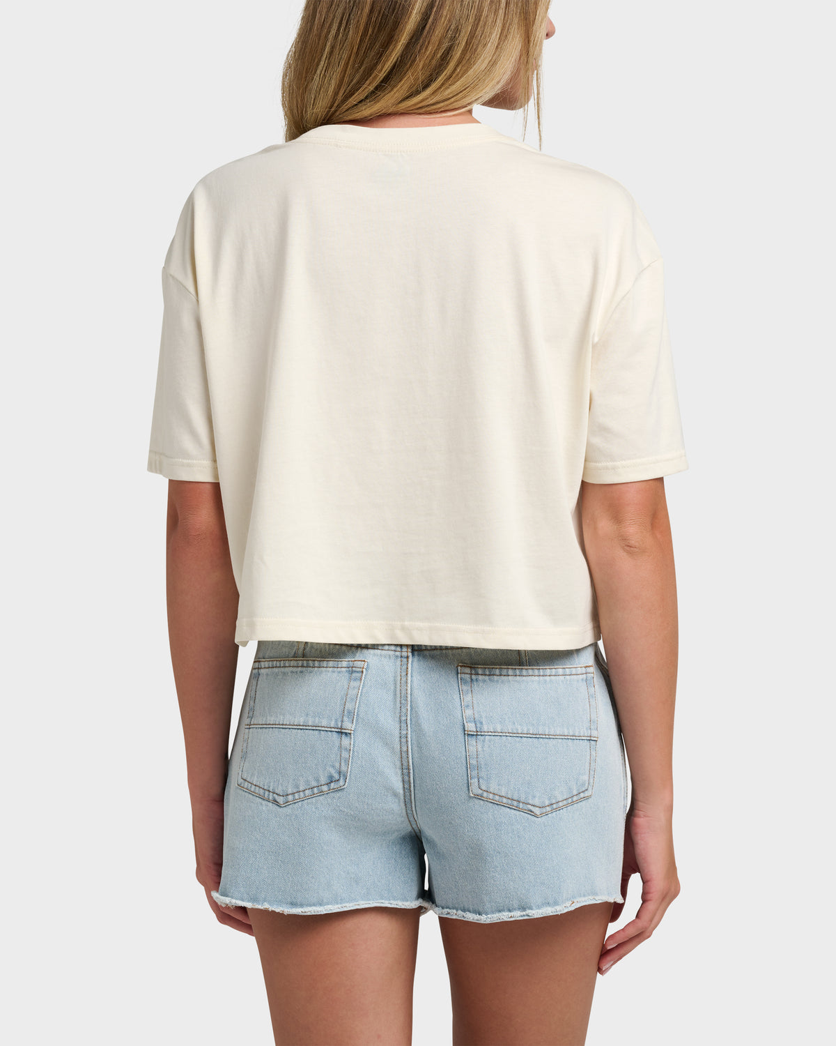 S/S Take It Slow Crop Boyfriend T-Shirt