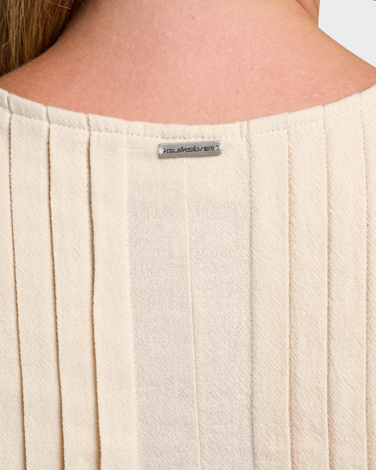 Clover Pleated Sleeveless Crop Top
