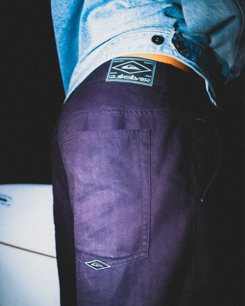 Baggy Denim Pants - Black Wash