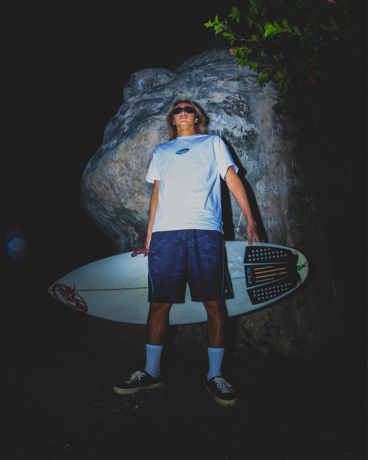 Chrome Thorn Mercury Short Sleeve Knit T-Shirt - White