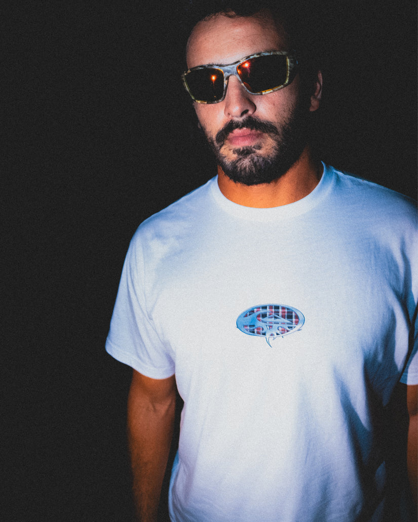 Chrome Thorn Mercury Short Sleeve Knit T-Shirt - White