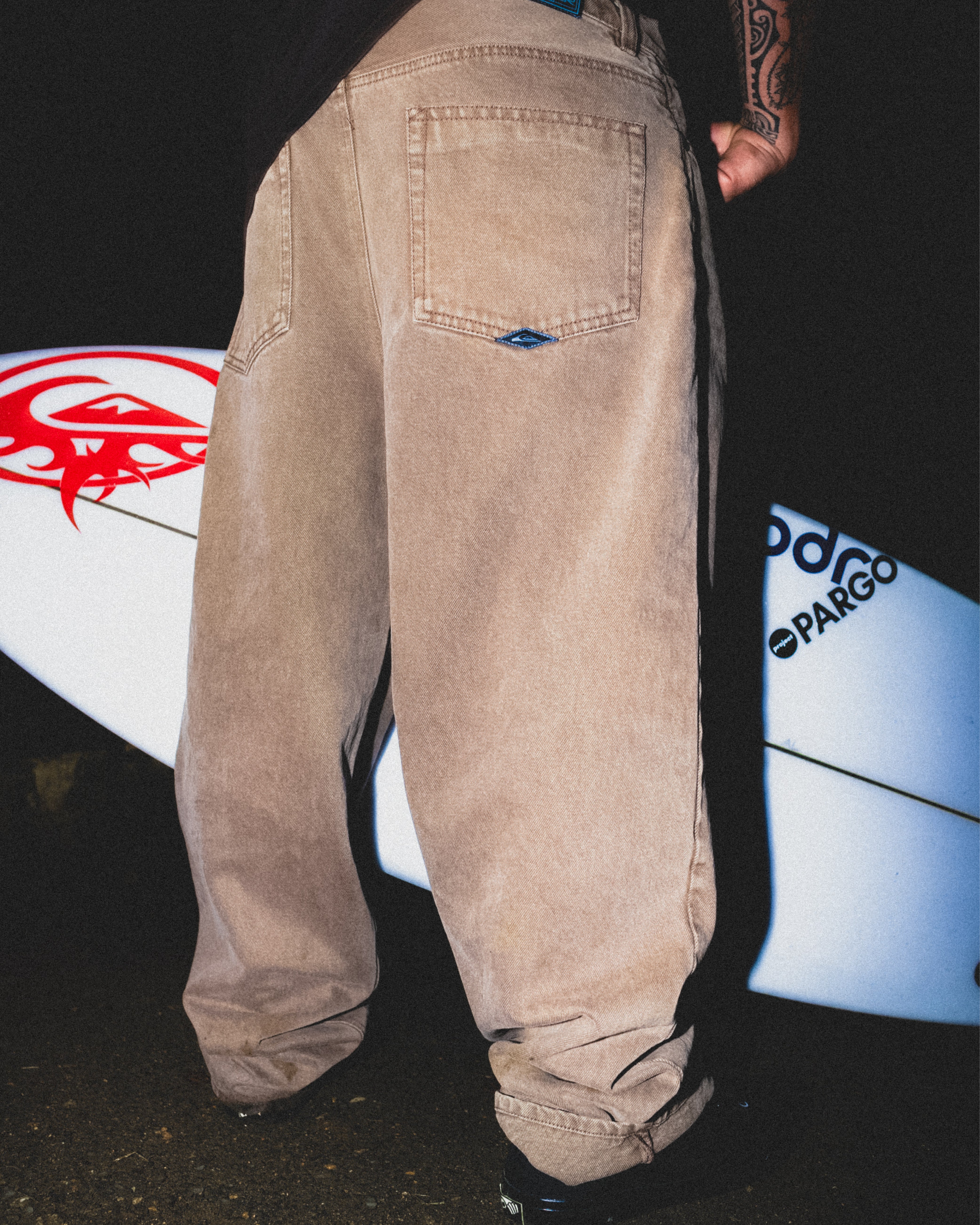 QSD Baggy Jeans - Pine Bark | Quiksilver
