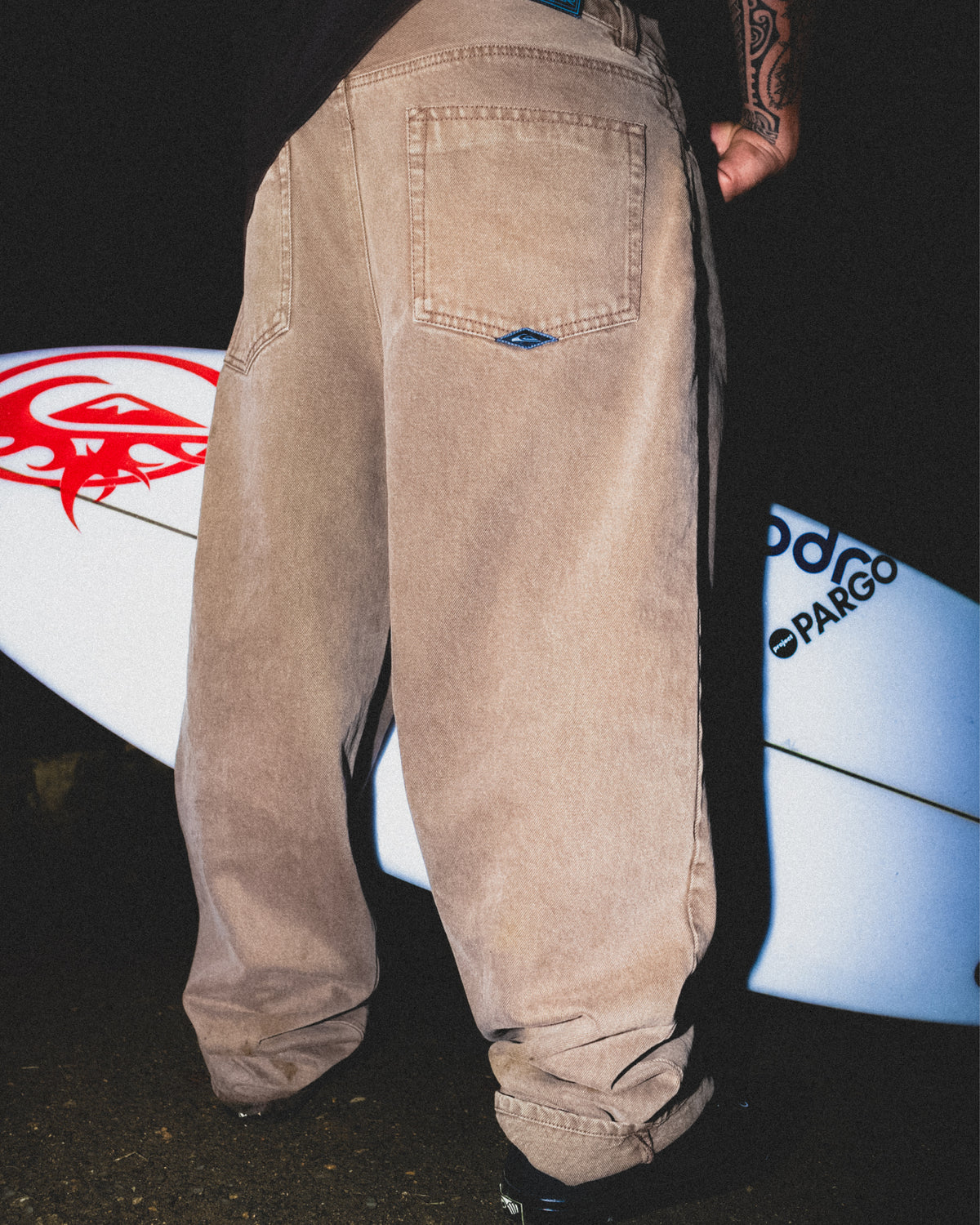 QSD Baggy Jeans - Pine Bark