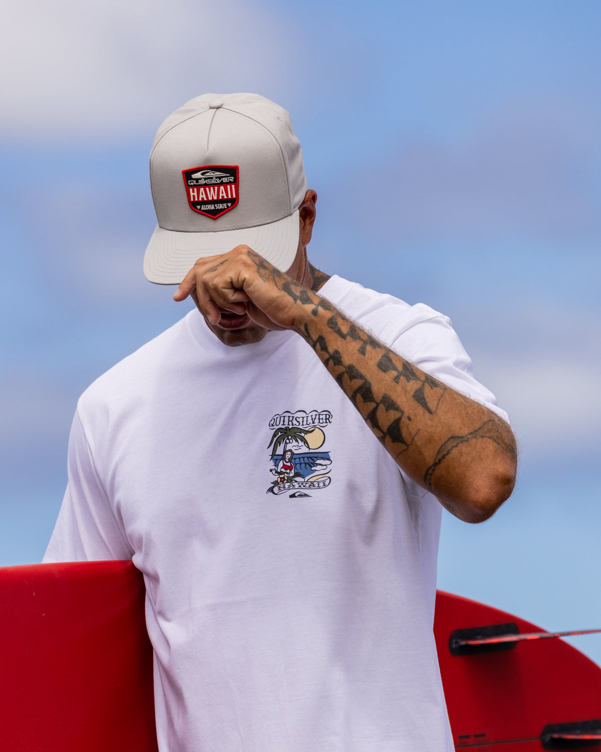 Hawaii Puka Baseball Hat - Quarry