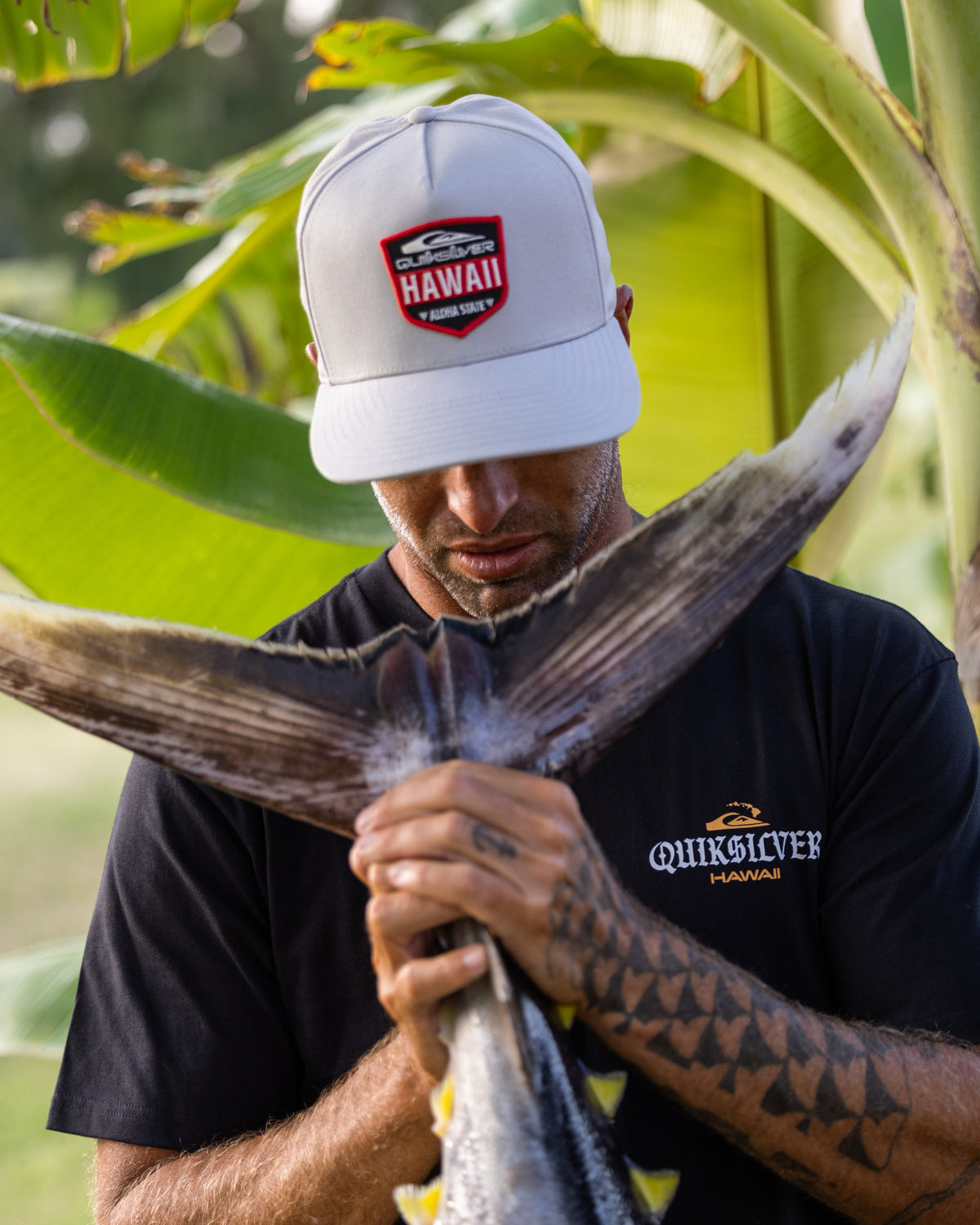Hawaii Puka Baseball Hat - Quarry