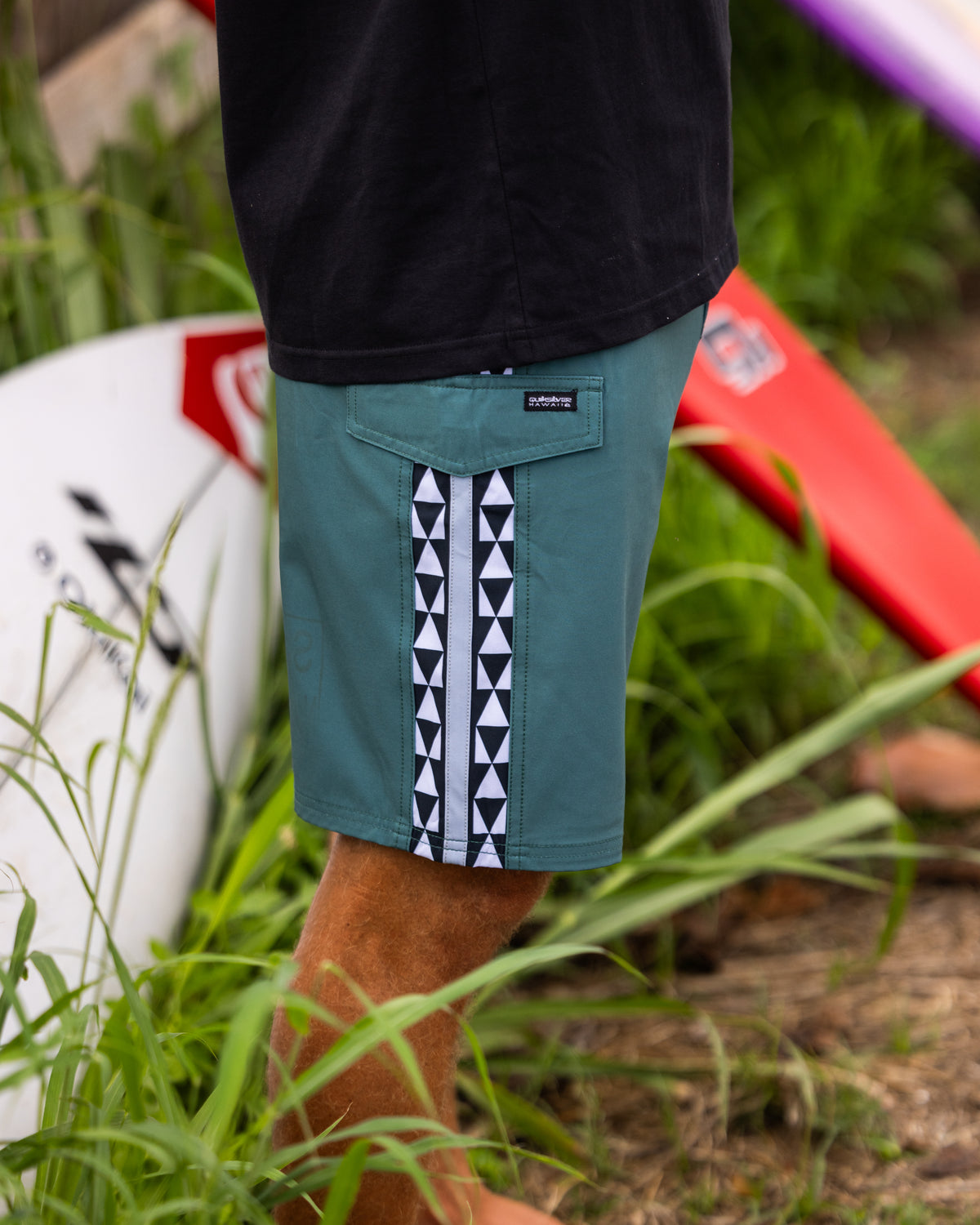 Hawaii Spearhead 20" Boardshorts - Garden Topiary