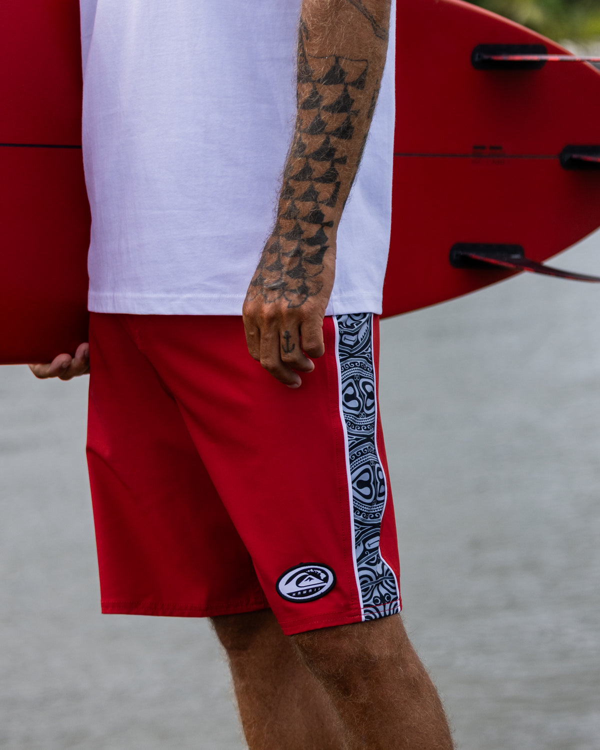 Hawaii Nomad 21" Boardshorts - Salsa