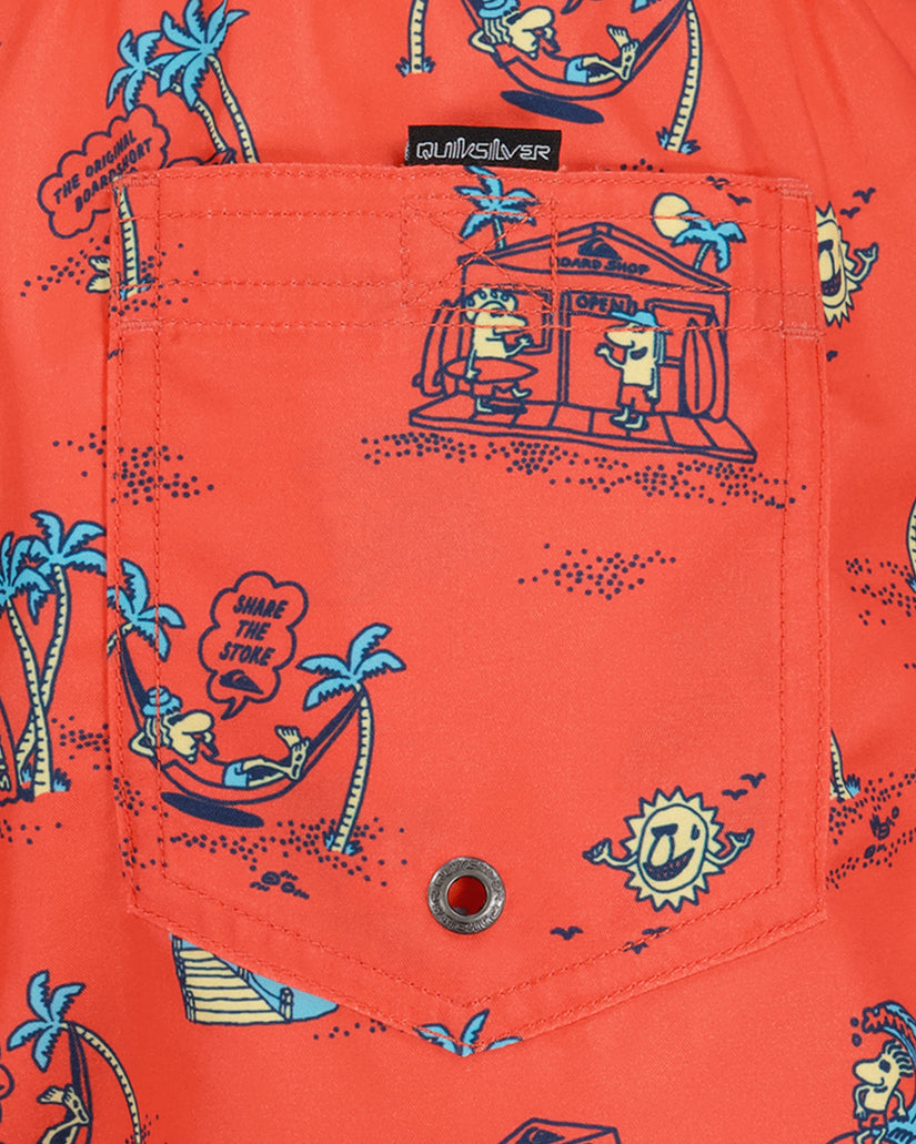 Little Boys Everyday Mix Volley Swim Trunks