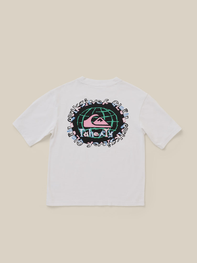 FAHERTY X QUIKSILVER GRAPHIC TEE - WHITE