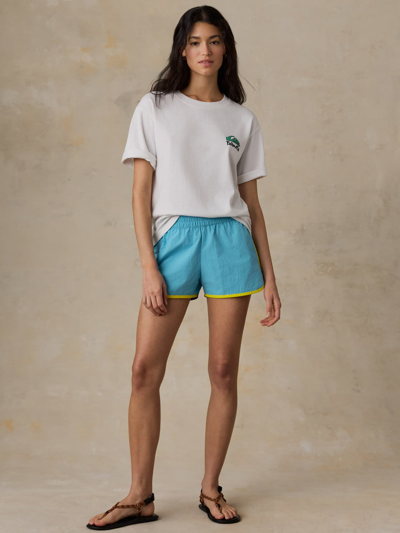 FAHERTY X QUIKSILVER GRAPHIC TEE - WHITE