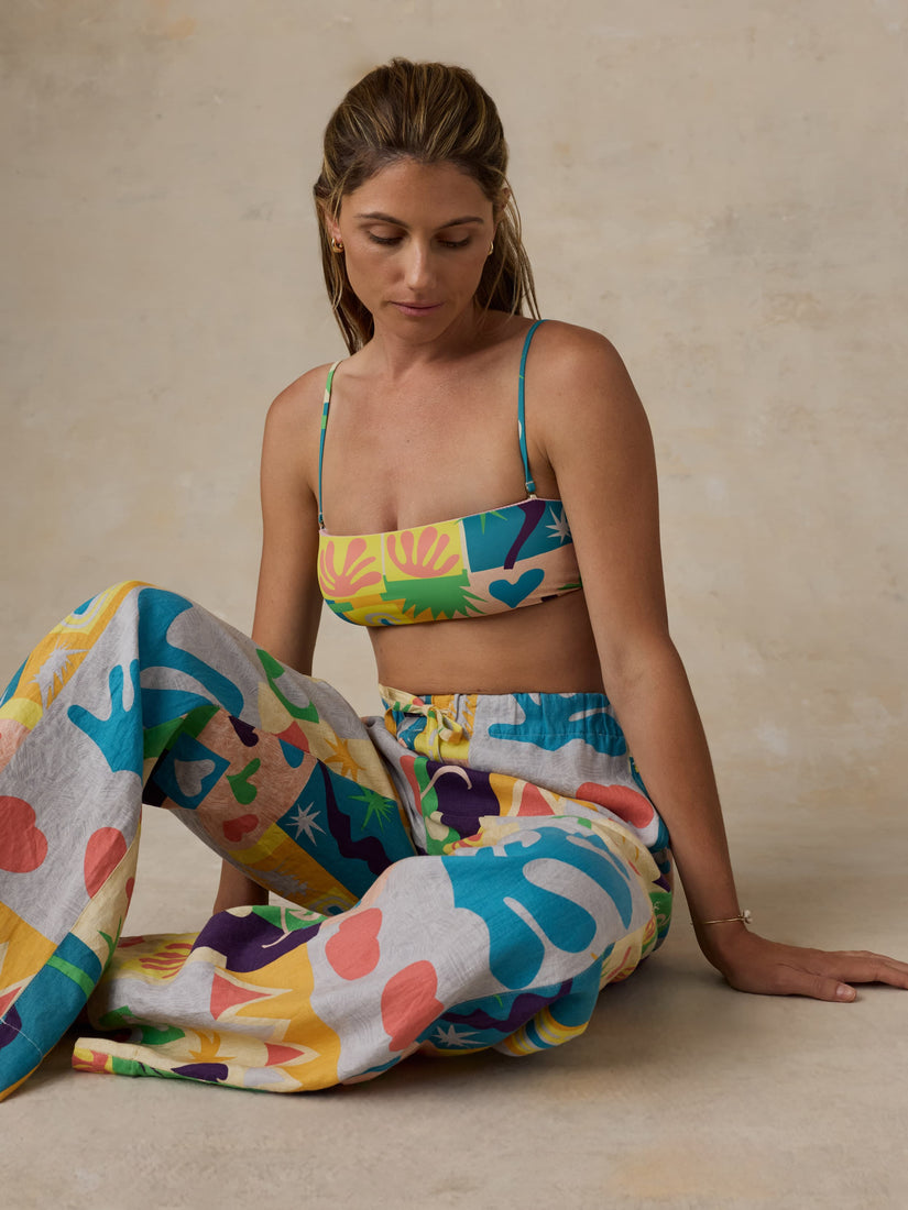 FAHERTY X QUIKSILVER RIPTIDE TOP - SUNSHINE COAST TILE