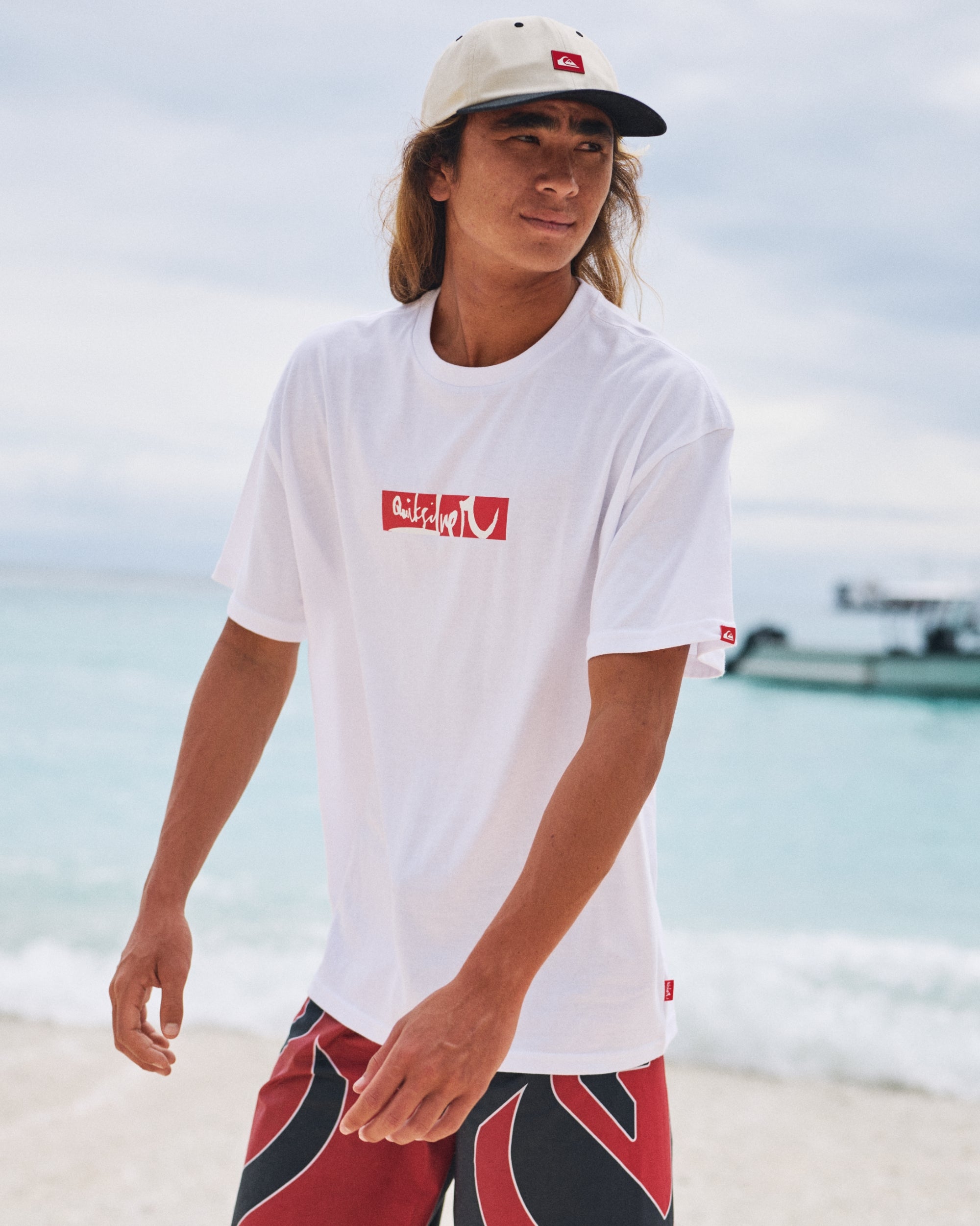 Young Guns Impaired Surf Short Sleeve T-Shirt - White | Quiksilver