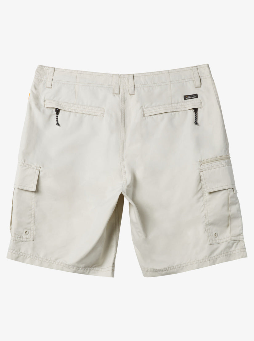 Quiksilver Waterman Maldive Atoll 20" Cargo Shorts - Silver Birch - 2