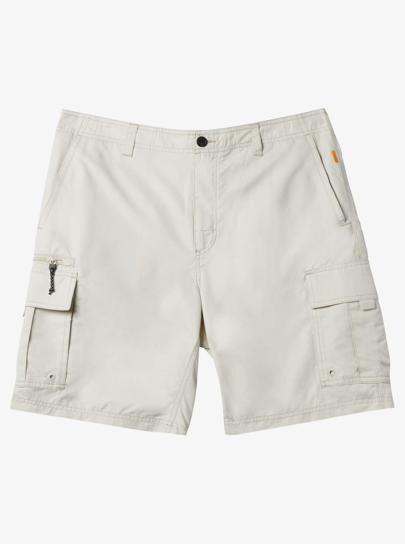 Quiksilver Waterman Maldive Atoll 20" Cargo Shorts - Silver Birch - 1