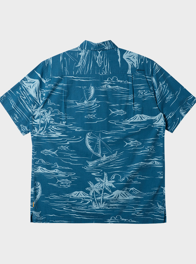 Waterman Day Dreamer Woven Shirt - Blue Steel Day Dreamer Woven