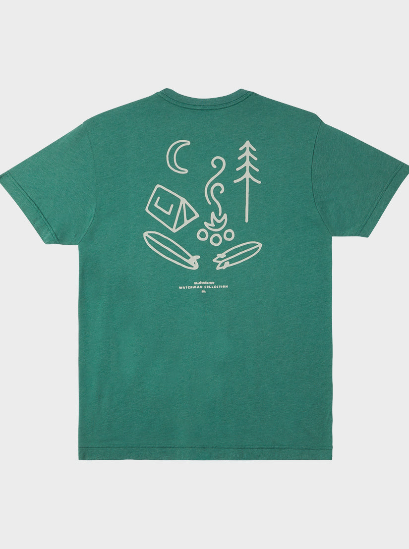 Waterman Campgrounds T-Shirt - Smoke Pine Heather