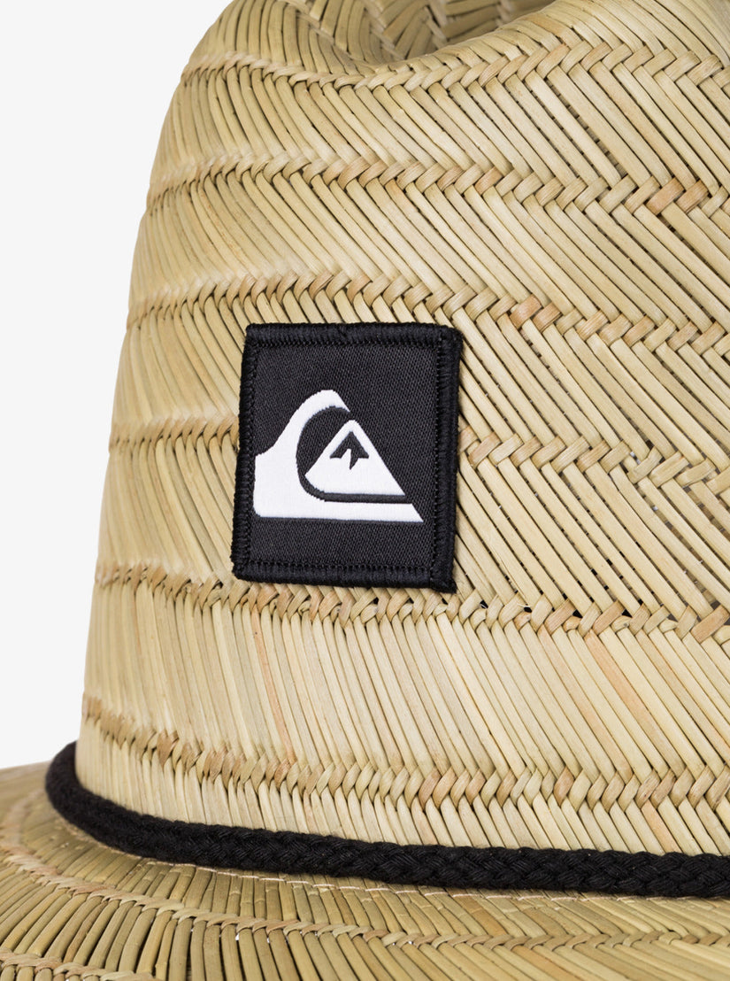 Pierside Straw Lifeguard Hat Natural Quiksilver1