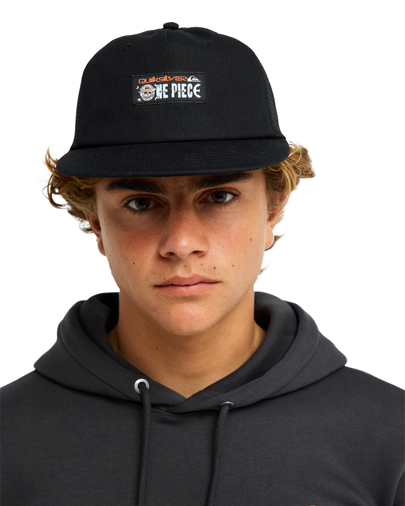 QUIKSILVER AQUAα タッパー XL One Piece Drifter Trucker Cap - Black | Quiksilver