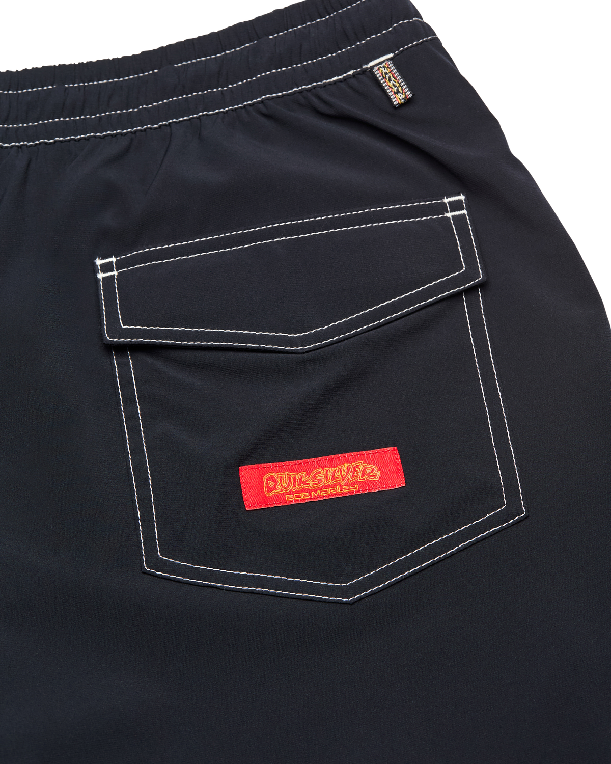 Bob Marley Scallop 16" Swim Trunks - Black
