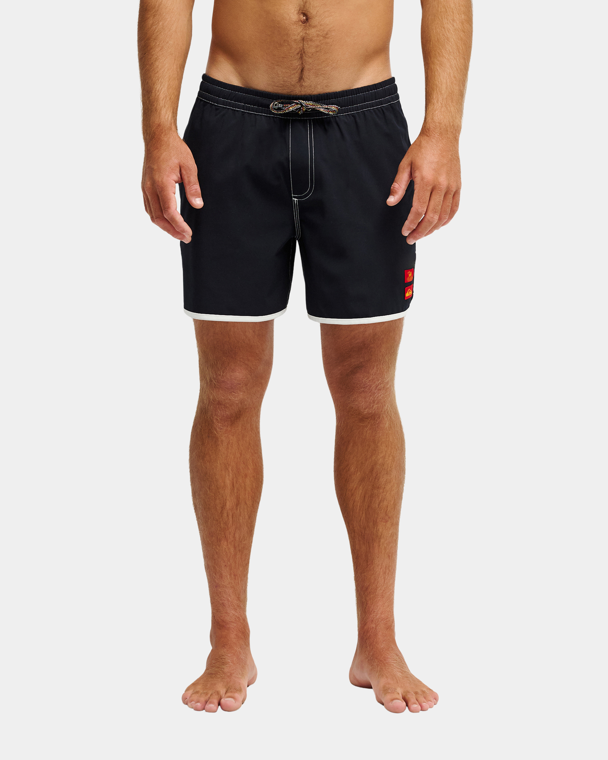 Bob Marley Scallop 16" Swim Trunks - Black