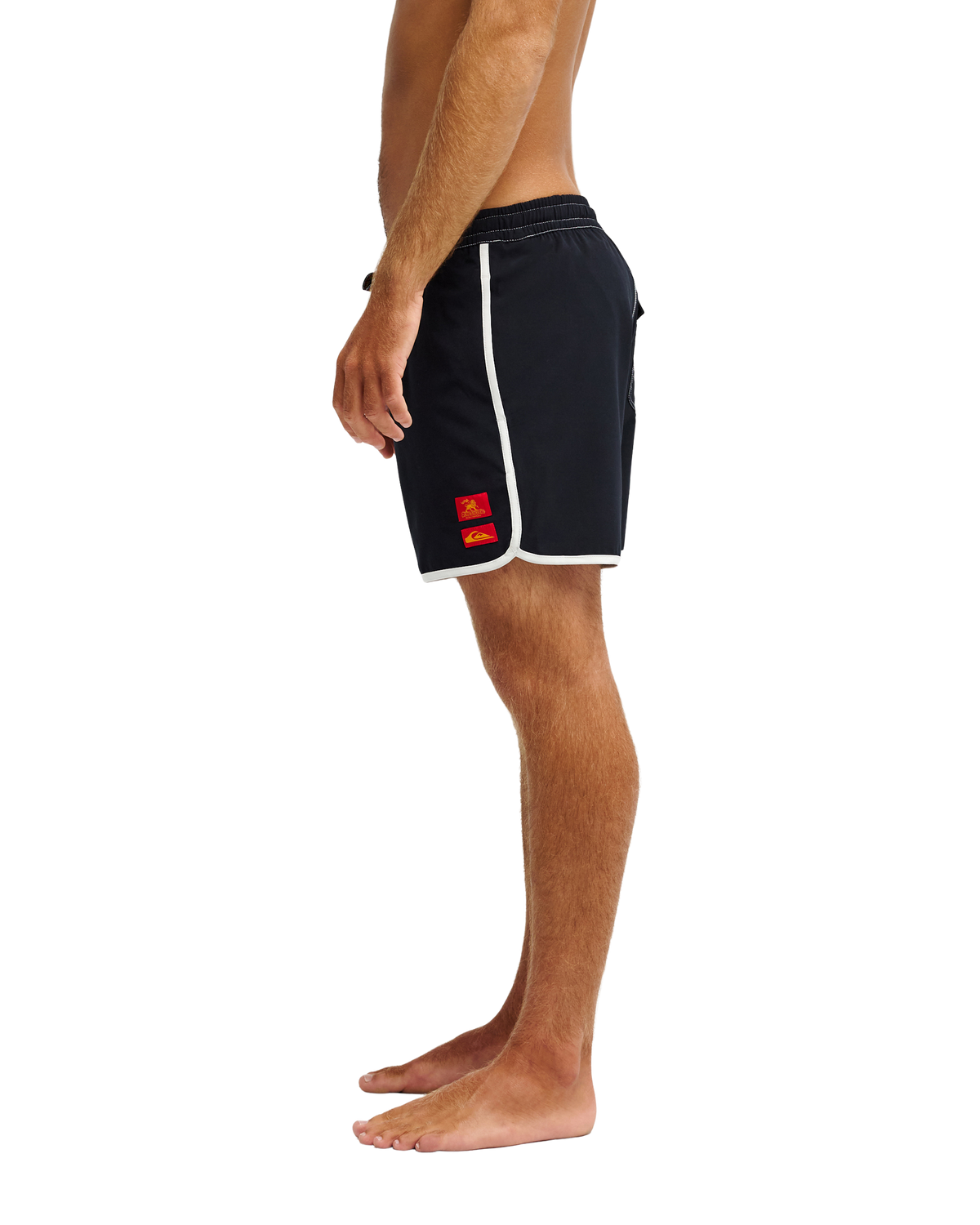 Bob Marley Scallop 16" Swim Trunks - Black